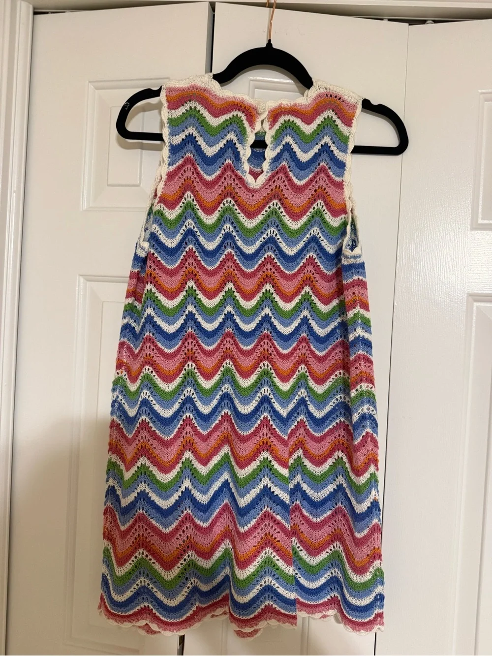 Show Me Your Mumu Sweeney Chevron Crochet Coverup